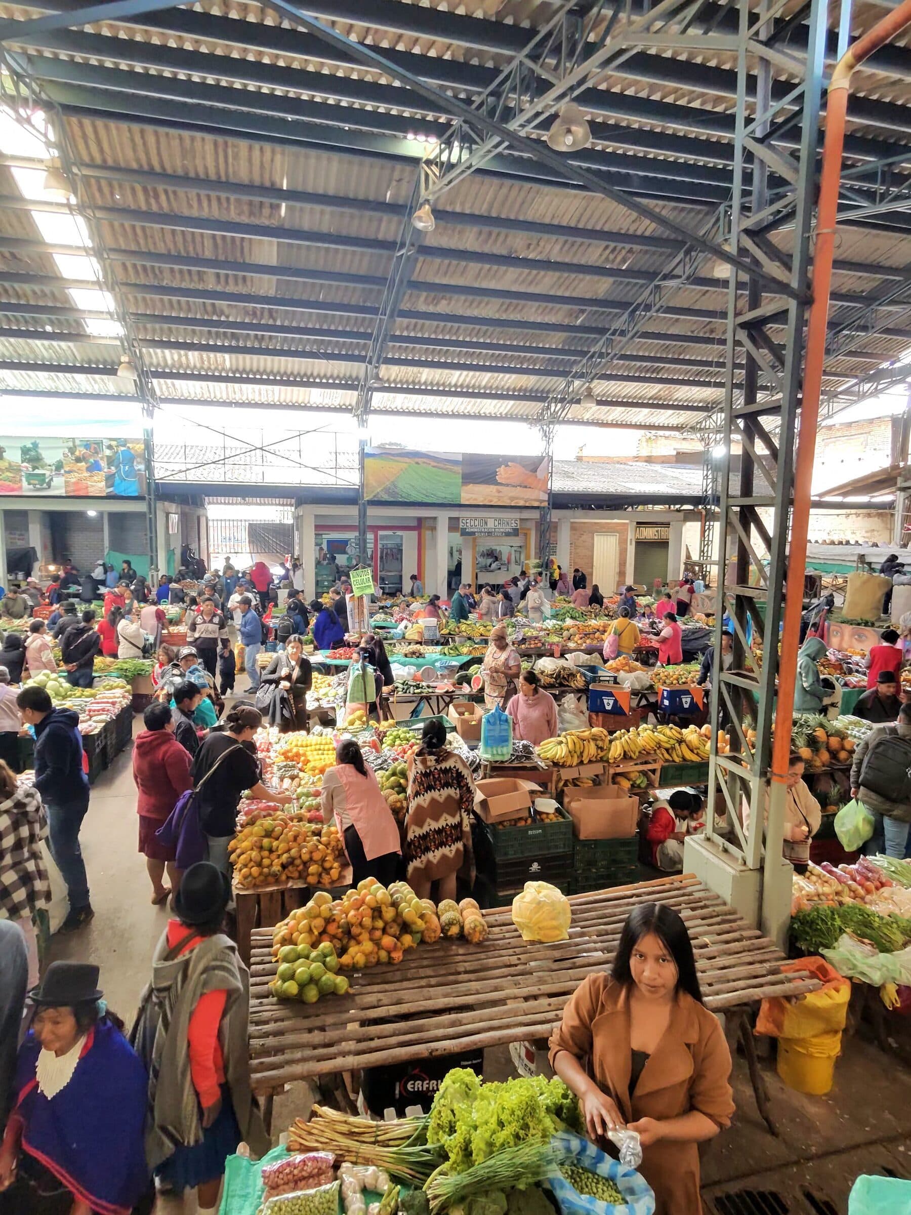 Mercado local y sabores en Popayan
