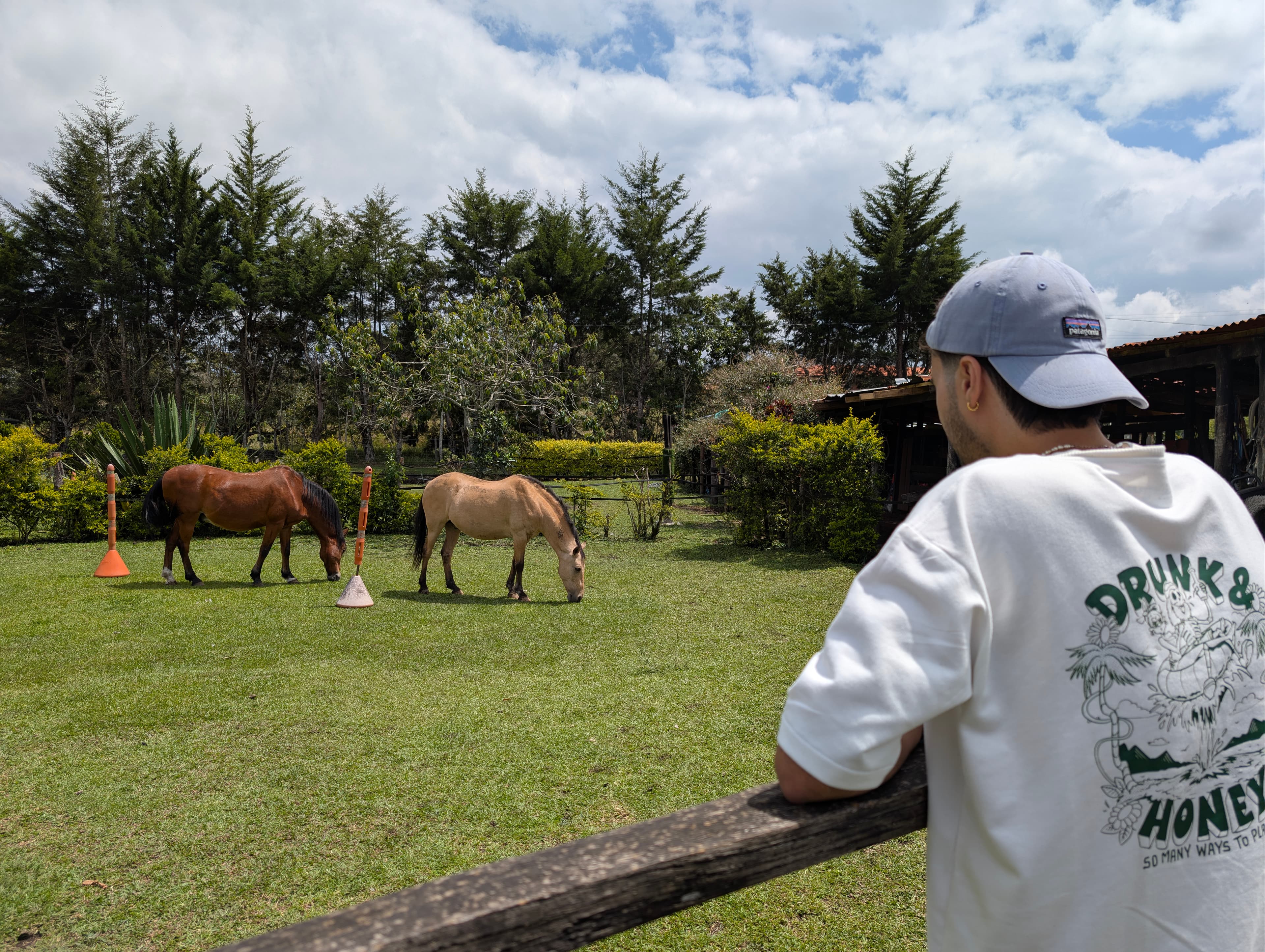 Paisaje rural en ruta hacia Coconuco
